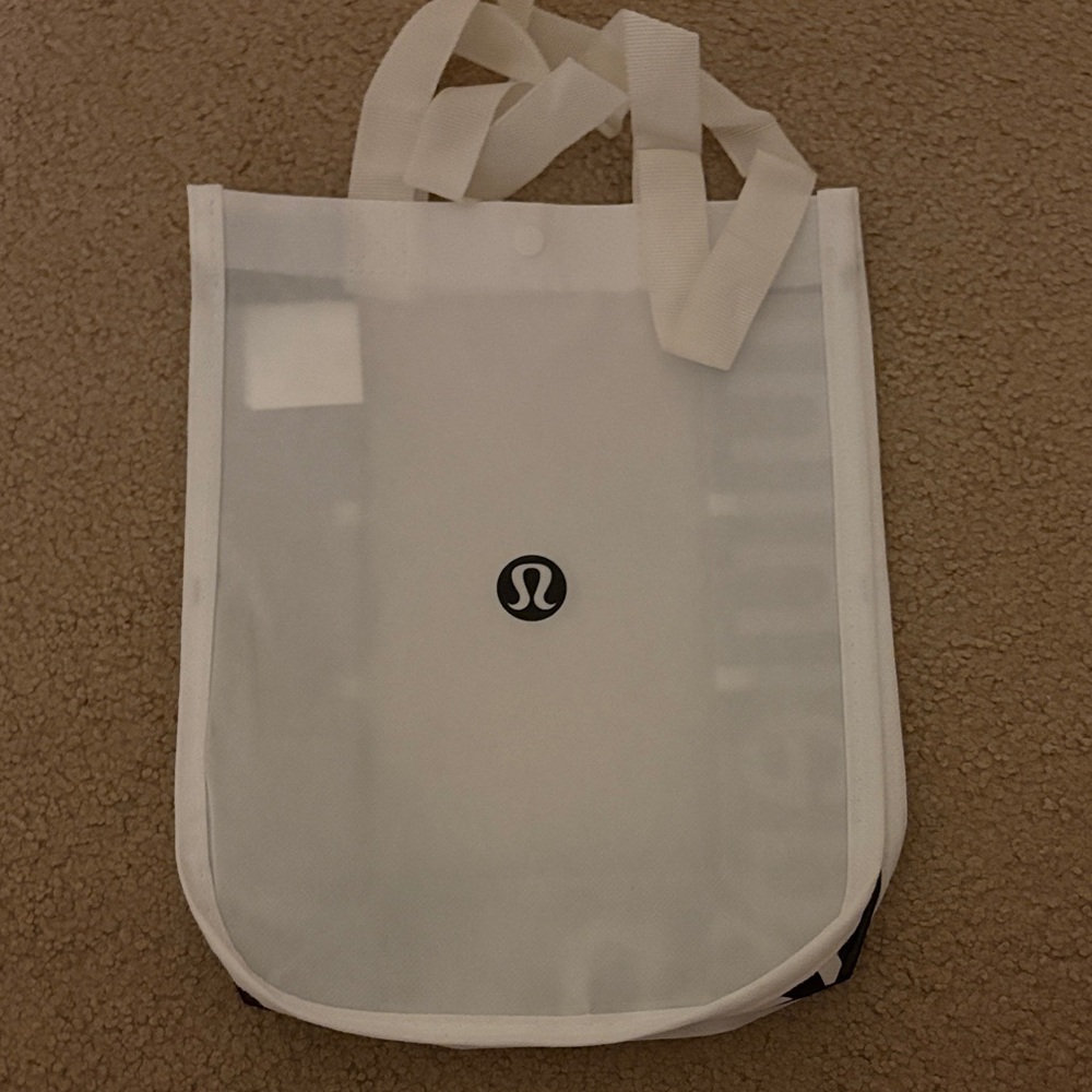 Lululemon Athletica White Mesh Tote